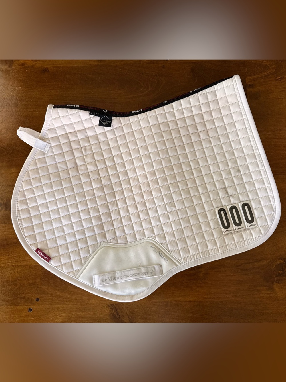 LeMieux Close Contact Competition Pad - White